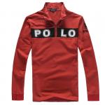 long manches polo ralph lauren hommes polo sport sleeve shirts rouge mark noir